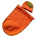 Jastore Photography Prop Christmas Pumpkins Knitted Crochet Costume Hat Sleeping Bag