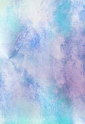 5x7ft Pastel Blue Purple Watercolor Backdrop For Photography