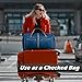 Gonex 60L Packable Travel Duffle Bag Foldable Duffel Bags for Luggage Gym Sports Camping Travelling Cycling Storage Shopping Water & Tear Resistant Deep Blue