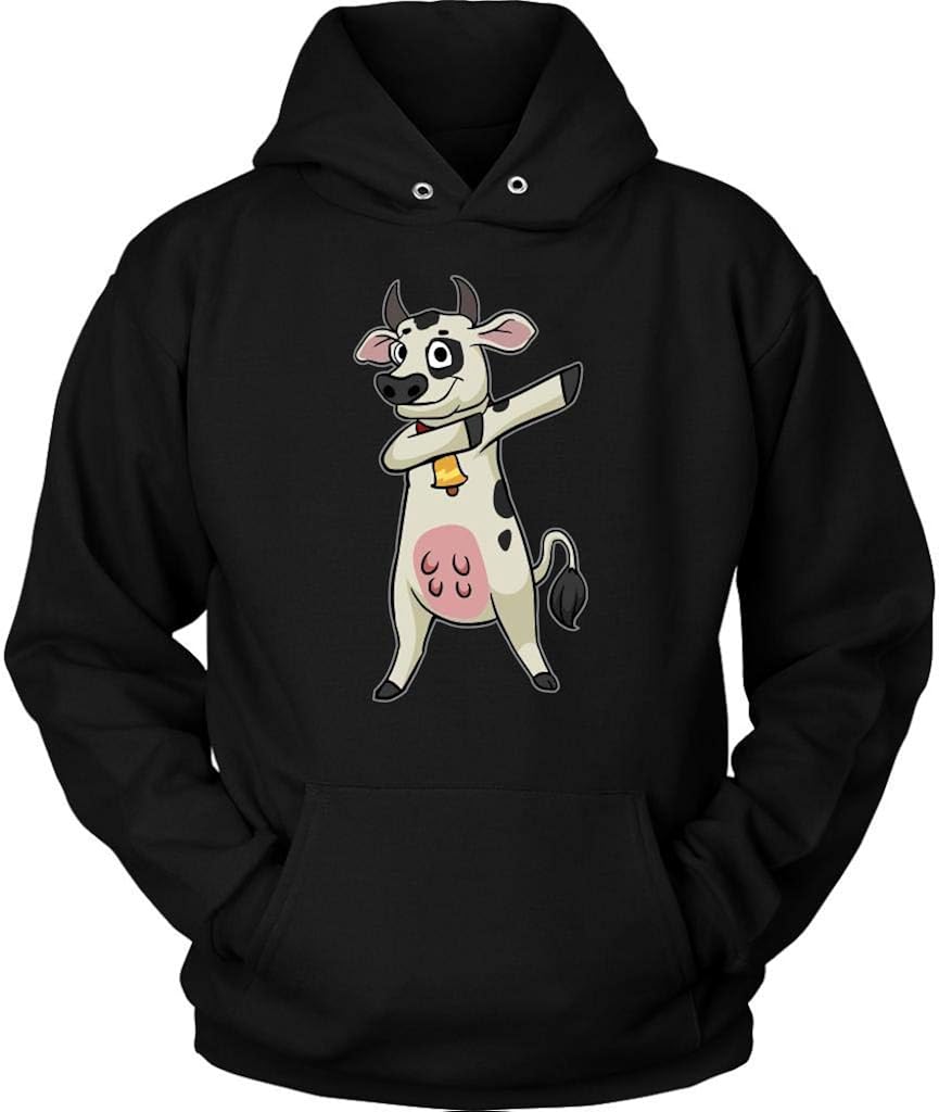 Cow Hoodie Sweatshirt for Men Women, Dabbing Gifts for Milk
