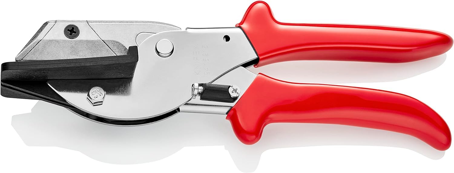 KNIPEX Cutter for Ribbon Cable Chrome-Plated with Plastic Handles 215 mm, 94 15 215