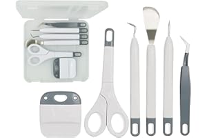 COREY-Z Craft Vinyl Weeding Tools Set,Precision Craft Vinyl Tools Kit,Weeding Kits,for Cricut/Silhouette/Siser/Oracal 631 651 751 Vinyl,6pcs Gary