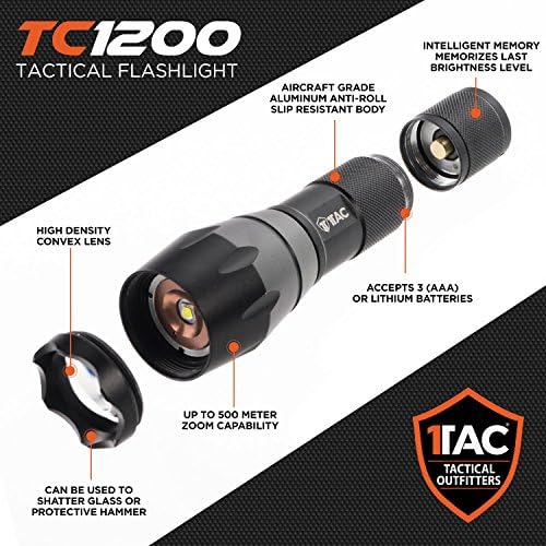 1Tac TC1200 Tactical Flashlight