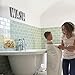 Bath and Shower Toy Organizer - Large Mesh Toy Net with 2 Strong Suction Cups For Smooth Surfaces - Keep Your Kid's Bath Tub Toys Dry and Off of the Bathtub and Bathroom Floor - Great For Showers