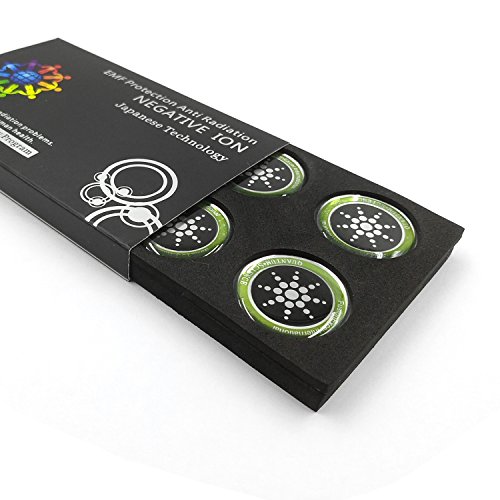 Cell Phone Radiation Protector Shield Sticker-The Best EMR/EMF Neutralizer for Cell Phone,Mobile Phone, iPhone, iPad (Silver 12 pcs)