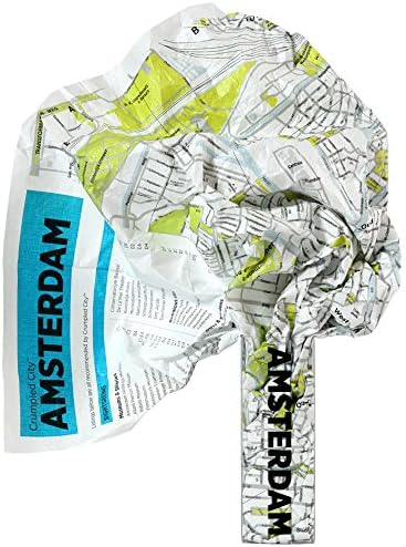 Crumpled City Map-Amsterdam