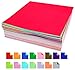 500 Count Origami Paper, 30 Vivid Colors, Different Colors on Either Side, 6