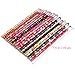 Valentine Pencil Decorated with Hearts, Candies, Stars, Etc. - 48 Pencils
