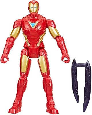 Avengers Epic World of Action VenomVersus Anti-Venom Iron Man Figure, Jouet pour Enfants, Rouge, Dès 4 Ans