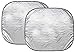 Custom Accessories 17952 31 1/2-Inch x 38-Inch Nylon Loop Solar Shield Sunshade, 2 Piece