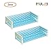 ULAB Scientific Detachable Test Tube Rack for Tubes of Dia.≤17mm, 50 Holes, PS Material, Pack of 2, UTR1006