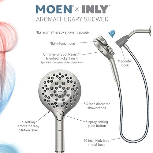 Moen IN208H2 Aromatherapy Handshower in Chrome with INLY Aromatherapy