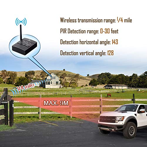 2 Driveway+Wireless+Outdoor+Resistant+Detector