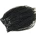18inch Kinky Curly Clip In Hair Extensions Natural Hair 4B 4C African American Clip In Human Hair Extensions 120g 7Pcs/set Clip Ins