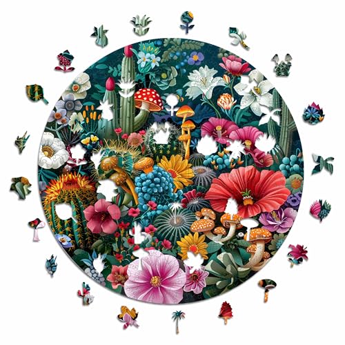 Iconic Puzzles - Enchanted Forest, Fantasy, 100% sustainable wooden puzzle, Gifts for Children and Adults, size L, 600 Pieces