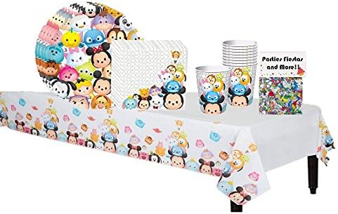 Tsum Tsum Birthday Party Supplies for 16 Guests