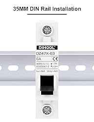 DIHOOL Miniature Circuit Breaker 2pcs 6 Amp dc