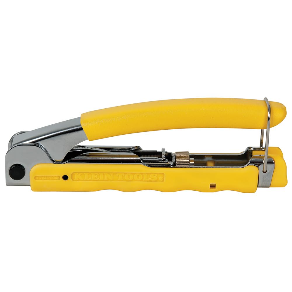 Coax Compression Crimper, Klein Tools VDV211-048 - Wire and Coaxial Crimper for Compression Connectors