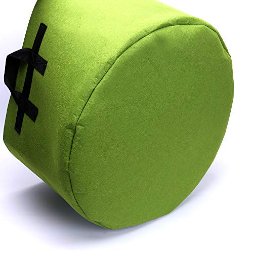 GEMGO 3 Pack Potato Grow Bag, 15 Gallon Aeration Waterproof Fabric Sweet Potato Planter, Vegetable Peanut Growing Box Bucket Pot for Nursery Garden (15 Gallon, Green)