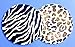 Designer Stencils C473 Cookie Stencil Animal Skins, 4-Inch, Beige/Semi-Transparent