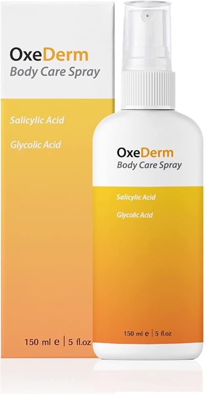 OxeDerm Body Care 2% Salicylic Acid Spray 150ml Exfoliating Pores Oil Control