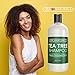 Tea Tree Oil Shampoo Sulfate-Free: Revitalize Hair, Combat Hair Loss and Cleanse Scalp with Naturally-Sourced Ingredients - Pure Tea Tree Oil & Organic Argan Oil