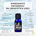 Aweganics Pure Patchouli Oil USDA Organic Essential Oils, 100% Pure Premium Therapeutic Grade, Best Aromatherapy Scented-Oils for Diffuser, Home, Office, Personal Use - 10 ML - MSRP $14.99