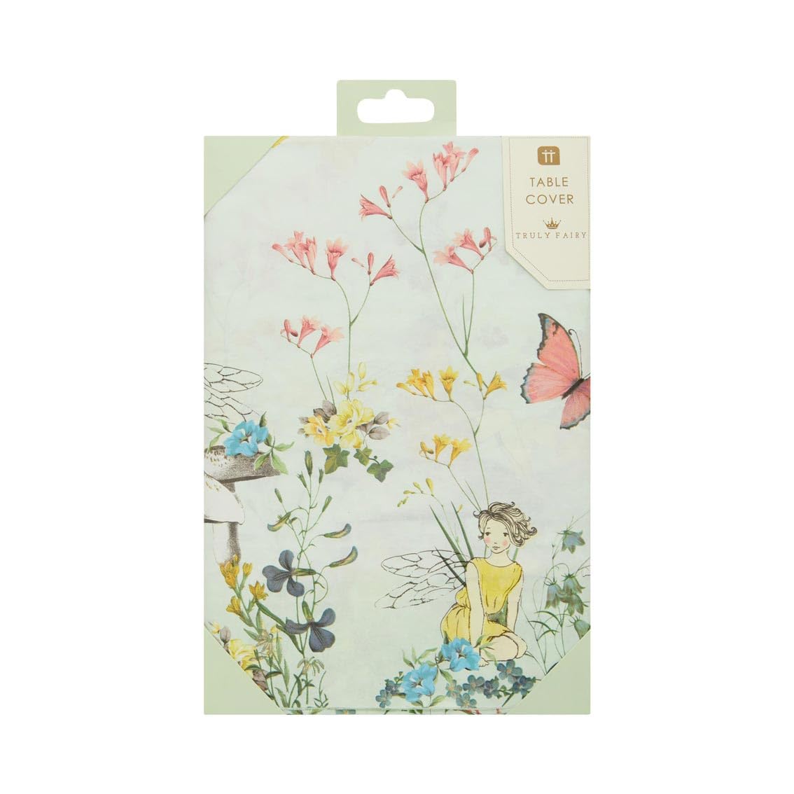 Talking Tables Paper Fairy Table Cover | Home Recyclable, Rectangular Tablecloth, Disposable Tableware | For Kid's Butterfly Party, Woodland Fairies, Birthday Decorations, Afternoon Tea, Mother's Day