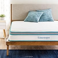 Linenspa 8 Inch Memory Foam Innerspring Hybrid Mattress