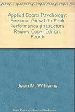 Paperback applied sports psychology personal growth to peak performance Book