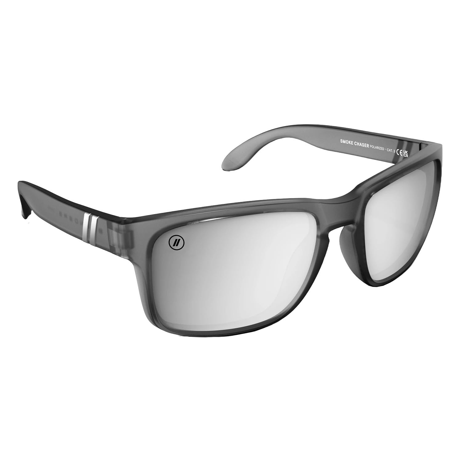 Blenders Eyewear Canyon – Polarized Sunglasses – Active Style, Durable Frame – 100% UV Protection – For Men – Smoke Chaser Image