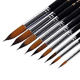 Grocery House Paintbrushes (9 Pack), Long Handle