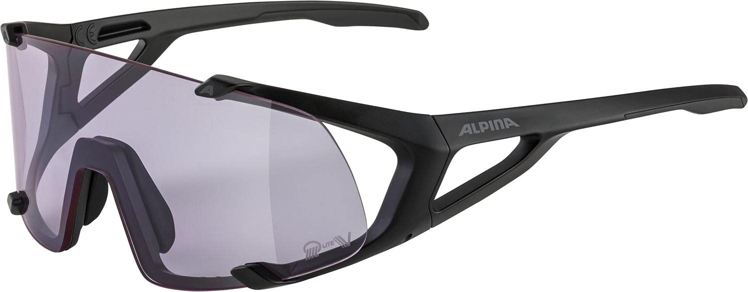 ALPINA Unisex - Adult, Hawkeye S Q-LITE V Sports Glasses, Black matt, One Size — image 1