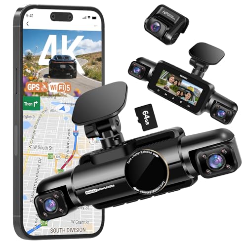 Neideso 4 Channel 360 Dash Cam