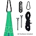 Driftsun Hammock Pod Kids Swing / Outdoor and Indoor Children's Hammock Chair Nook Sensory Seat - Hardware Included (Green)