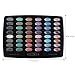 RUIMIO All-In-One Makeup Kit 58Pcs Cosmetic Gift Set with Many Shades of Eyeshadow, Blush, Face Powder, Cream Lip Gloss plus Applicators and Mirror