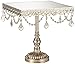Dahlia Studios Elisa Antique Silver Beaded Mirror-Top 8
