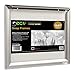 SECO Front Load Easy Open Snap Poster Frame/Picture Frame 18 x 24 Inches, Silver Metal Frame (SN1824)