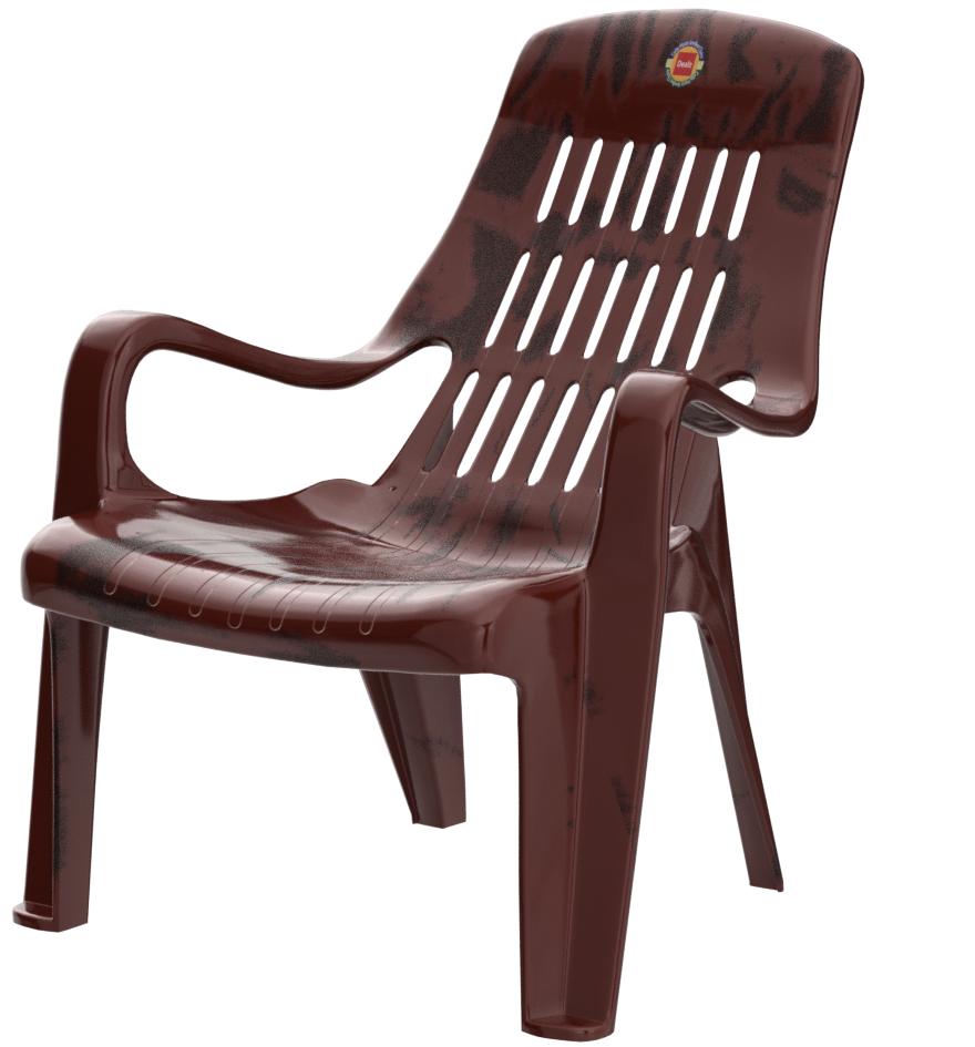 Cello Comfort Plastic Relaxed Armchair Set Of 2 Rosewood Brown Amazon In Furniture