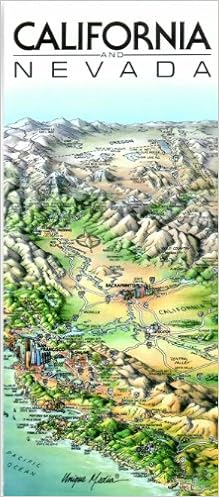 Unique Media Map California And Nevada Folded Unique Media 9780921338383 Amazon Com Books