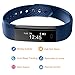 Semaco Fitness Tracker, Smart Activity Wristband with Pedometer Calorie Tracking Sleep Monitoring Sports Bracelet for Kids Women Men (Blue)