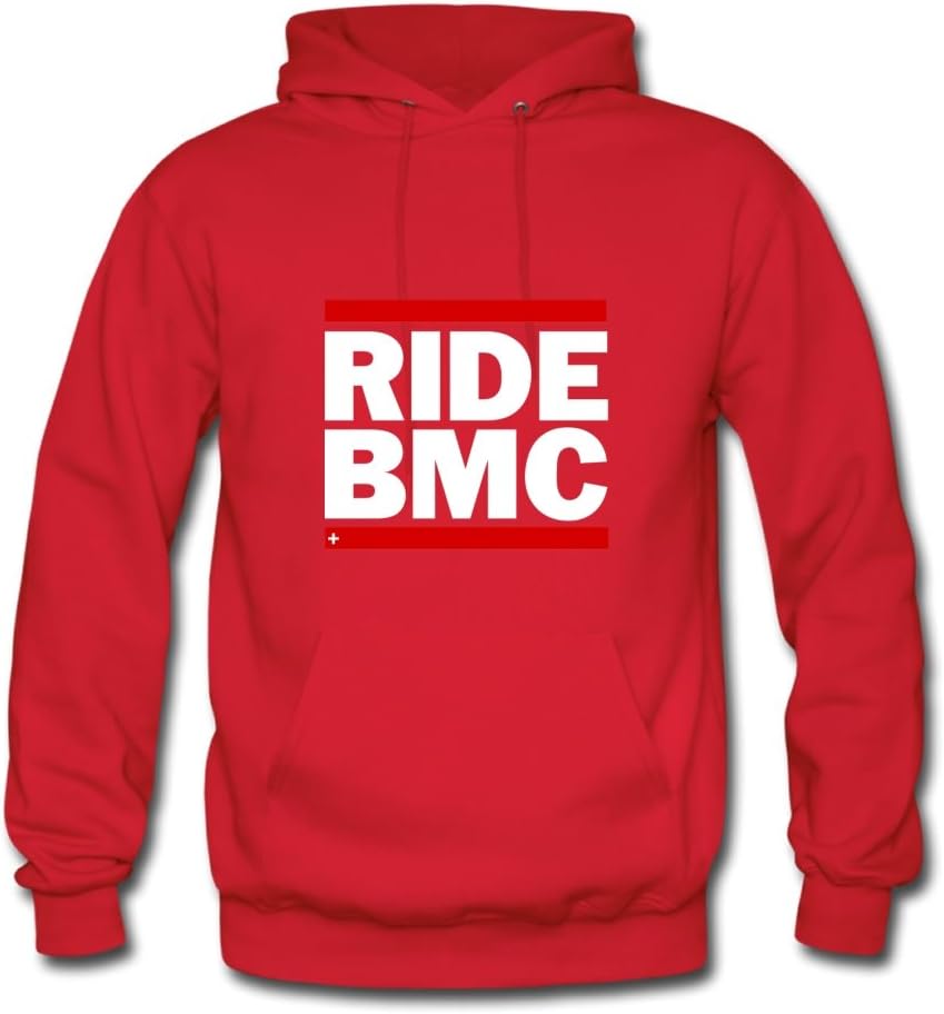 Diatinguish Vogue Custom Hoodies Cotton Ride Bmc Cycling Shirt Tour De France Cadel Large Men Red