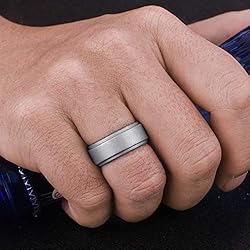 Egnaro Silicone Rings Mens, Breathable Mens Rubber