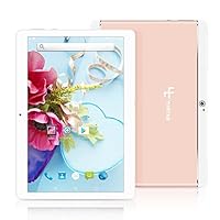 YUNTAB 10.1 inch Unlocked 3G Tablet Smartphone, Android OS, Support Dual SIM Cards, Quad Core Processor, 16GB Storage, IPS Touch Screen(Rose Gold)