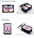 Cocoly 8 pcs travel Packing Cubes Luggage Packing Organizers with shoe bag