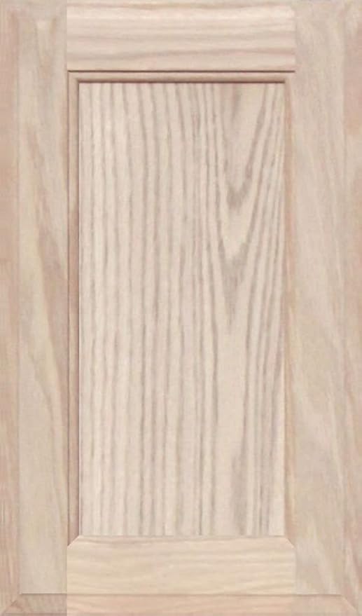 Unfinished Oak Square Flat Panel Door by Kendor, 17H x 10W