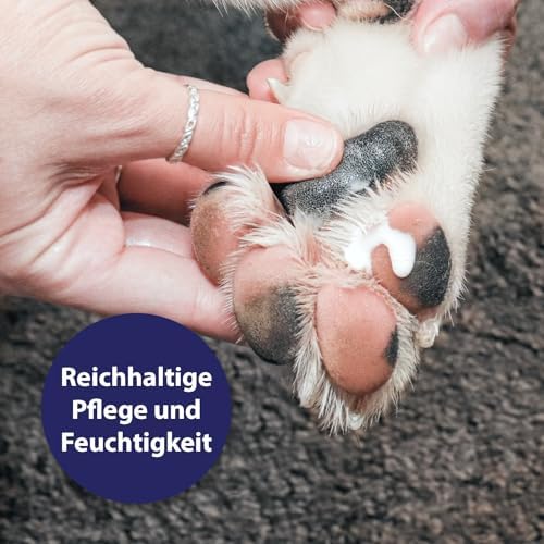 Pfotenpflege für Hunde 75g - Pfotenbalsam Hund - Pfotenpflege Hund - Hundepfoten Pflege Creme für weiche & geschützte Pfoten bei jeder Wetterlage