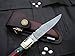 DKC Knives (31 5/18) DKC-785 Rainbow Laguiole Damascus Steel Folding Pocket Knife Colored Ebony Wood 3.7 oz 8.5