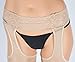 Suspender Tights Mock Stockings Garter Belt Pantyhose Veneziana Sexy Strip Black,Large