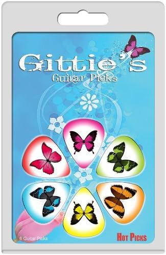 Gitties Picks Butterfly Clamshell